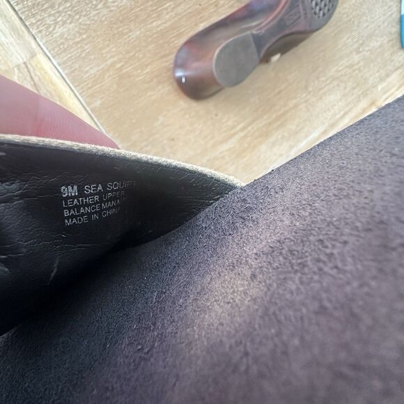 Aerosoles Leather Canvas Nautical Rope Sandals Size 9M - Picture 7 of 7